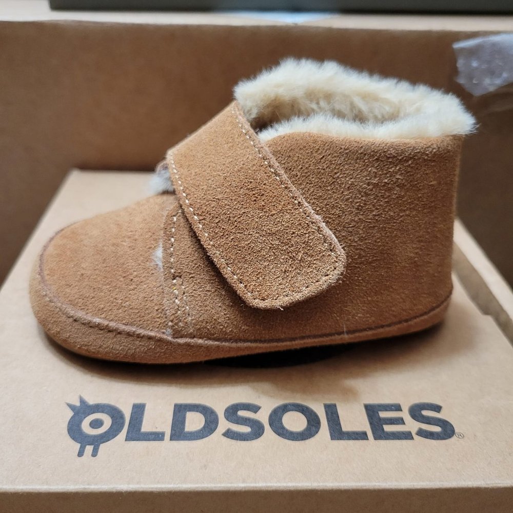 Old Soles Suede, Fur-Lined Pre Walkers